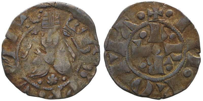 Gregorio XI 1370-1378
Bolognino Romano, AG 1.23 g.
Avers: (rosa) GG PP VND (rosa...