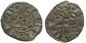 Gregorio XI 1370-1378
Bolognino Romano, AG 1.20 g.
Ref : MIR 225/3, Berman 208
Conservation : Superbe
