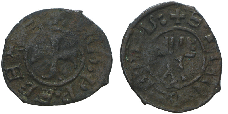 Urbano VI 1378-1389
Denaro Paparino, Viterbo o zecca del Patrimonio, Mi 0.37 g.
...