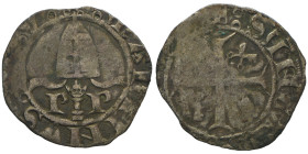 Martino V 1417-1431
Sesino, Avignone, Mi 0.95 g.
Ref : MIR 286 /1, Munt 34, Berman 287
Conservation : TB