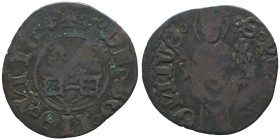 Anonime Pontificie XV secolo
Quattrino da 2 denari, Bologna, Mi 0.66 g.
Ref : MIR 298/2
Conservation : TTB