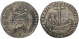 Callisto III 1455-1458
Grosso Papale, AG 3.63 g.
Ref : MIR 351/3 (R2)
Conservation : TB