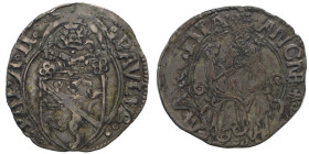 Paolo II 1464-1471 
Bolognino Marchigiano, Ancona, Mi 0.90 g.
Ref : MIR 431/2, Munt 65, Berman 426
Conservation : TTB