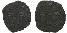 Sisto IV 1471-1484.
Denaro piccolo (Petit denier), Avignone, Mi 0.51 g.
Ref : inédit
Conservation : Superbe