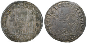 Leone X 1513-1521
Giulio (o Leone), Ancona, AG 3.80 g.
Ref : MIR 678/2 (R2), Munt 72/73, Berman 671
Conservation : Superbe. Rare, magnifique monnaie a...
