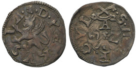 Leone X 1513-1521.
Baiocco Perugia, AG 0.41 g. 
Ref : MIR 707 (R), Muntoni 1, Berman 787
Conservation : Superbe et Rare