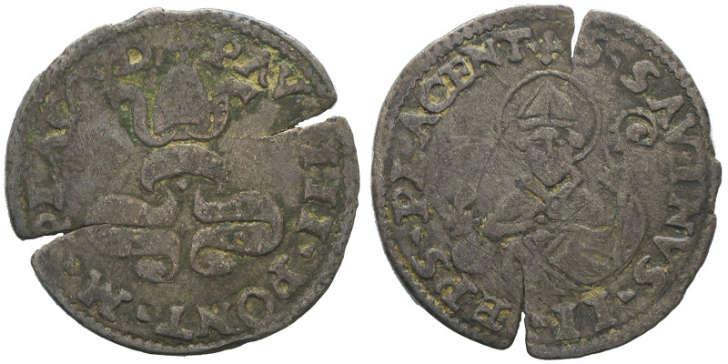 Paolo III 1534-1549
Grosso o Parpagliola da Soldi 2 e Denari 6, Piacenza, AG 1.6...