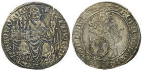 Giovanni II Bentivoglio, 1463-1506.
Grossone, AG 3.37 g.
Ref : CNI -
Ex listino Crippa 1970n ° indicato come unico o inedito e della più grande rarità...