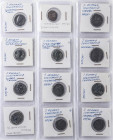 Lote 106 cobres. DIEFERENTES EMPERADORES. AE. Restos finales de colección. La gran mayoría follis, centenionales y pequeños cobres. Diferentes emperad...