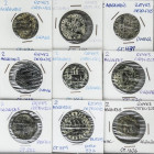 Lote 15 monedas 2 Maravedís. BURGOS, CORUÑA, CUENCA, GRANADA, SEVILLA, TOLEDO. A EXAMINAR. BC+ a MBC-.
