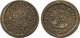 1 Maravedí. 1747. SEGOVIA. 1,32 grs. AC-19. EBC-.