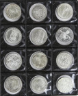 Lote 20 monedas 50 Schilling. 1959 a 1974. AR. Todas diferentes. A EXAMINAR. EBC a SC.