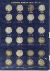 Lote 118 monedas 5 Cents. 1938 a 1980. Ni. Lote montado en 2 álbumes especificos ´Jefferson Nickels´. La mayoria diferentes. Incluye algunas monedas d...