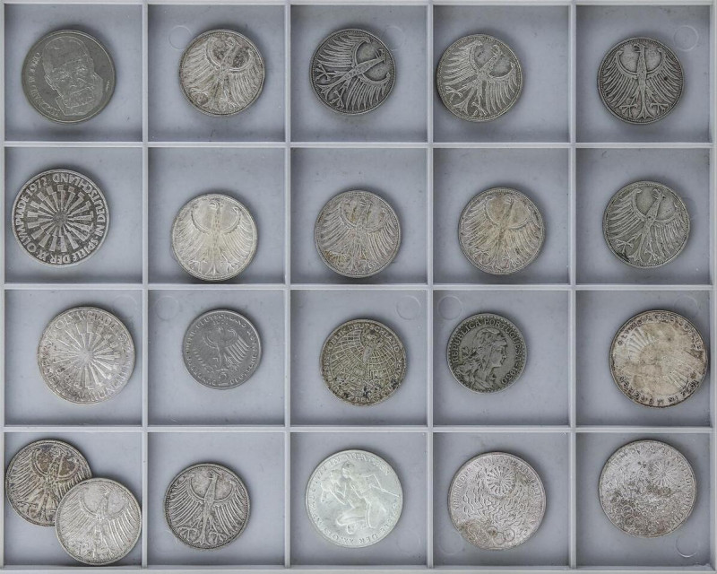 Lote 21 monedas. ALEMANIA, PORTUGAL y SUIZA. AR, Cuni. Incluye monedas de Aleman...