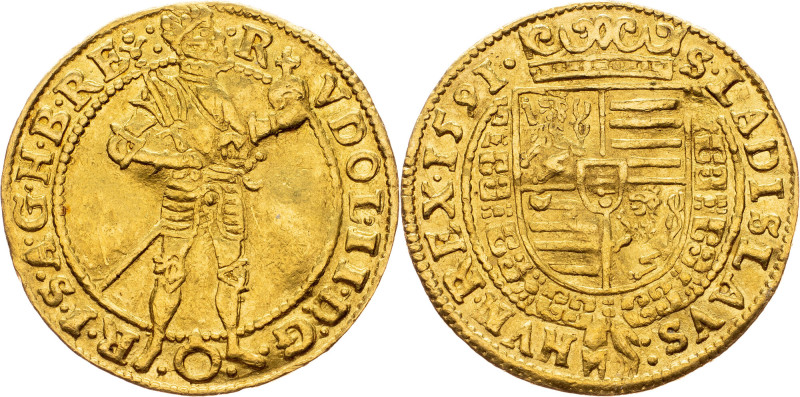 Rudolph II., 1 Dukat 1591, Vienna Rudolph II., 1 Dukat 1591, Vienna, Au|slightly...