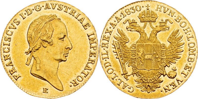 Franz I. (II.), 1 Dukat 1830, E, Karlsburg Franz I. (II.), 1 Dukat 1830, E, Karl...