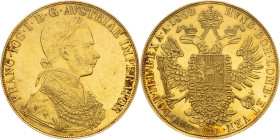Franz Joseph I., 4 Dukat 1862, A, Vienna