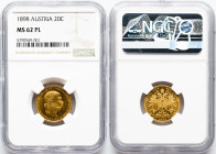 Franz Joseph I., 20 Krone 1898, Vienna