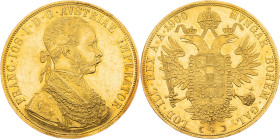 Franz Joseph I., 4 Dukat 1900, Vienna