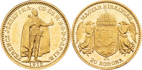Franz Joseph I., 20 Korona 1912, KB, Kremnitz