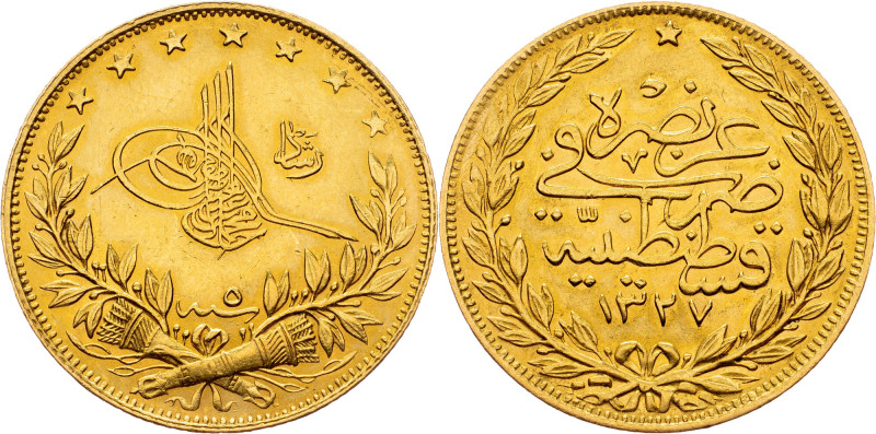 Ottoman Empire, 100 Kurus 1327 (1909) Ottoman Empire, 100 Kurus 1327 (1909), 7,1...