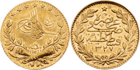 Ottoman Empire, 25 Kurus 1327 (1914)