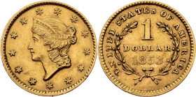 USA, 1 Dollar 1853
