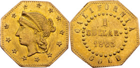 USA, 1 Dollar 1863, California