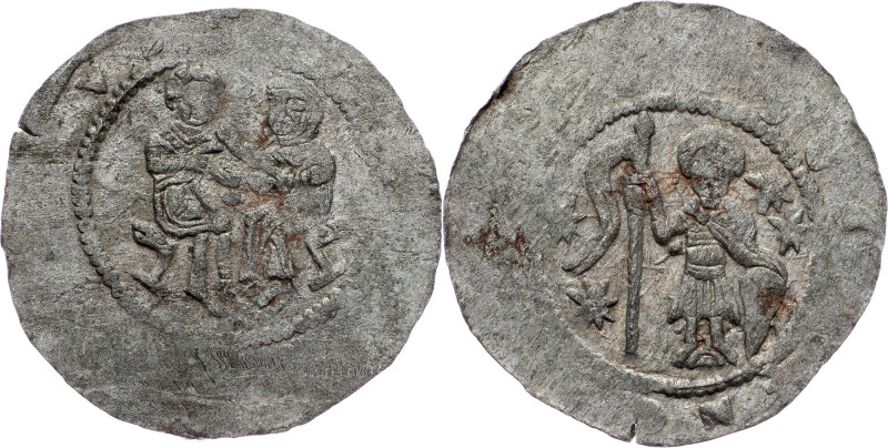 Vladislaus I., Denar 1110-1113 Vladislaus I., Denar 1110-1113, Ag, Cach 532; VF...