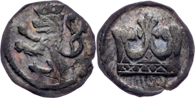 Charles IV., Heller Charles IV., Heller, 0,31 g, Ag|beautiful toning, mint luste...