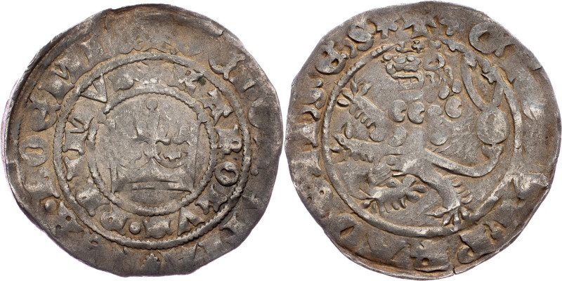 Charles IV., Prague groschen 1346-1378 Charles IV., Prague groschen 1346-1378, 3...
