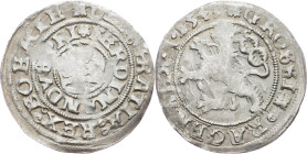 Ferdinand I., Prague Groschen 1543, Kuttenberg
