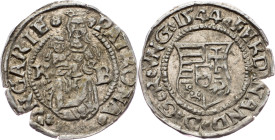 Ferdinand I., Denar 1544, KB, Kremnitz