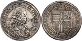 Archduke Maximilian III., 1 Thaler 1618, Hall