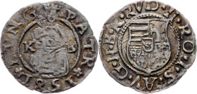 Rudolph II., Denar 1581, KB, Kremnitz
