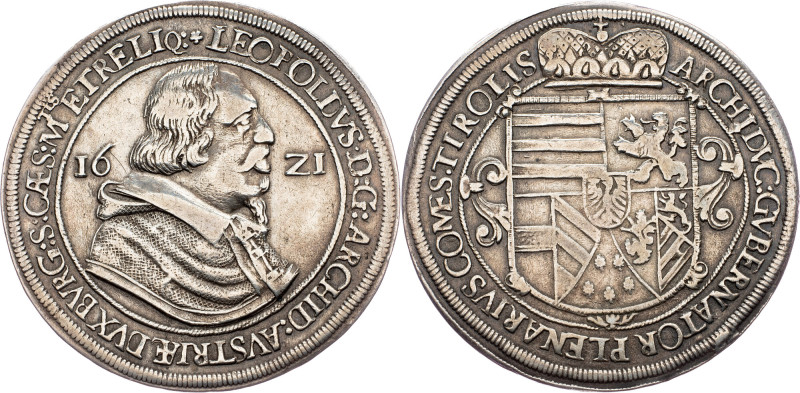 Archduke Leopold V., 1 Thaler 16Z1, Hall Archduke Leopold V., 1 Thaler 16Z1, Hal...