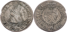 Archduke Leopold V., 10 Kreuzer 1628, Hall