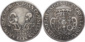Eggenberg, Johann Christian und Johann Seyfried, 1 Thaler 1658, Krumau