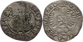Leopold I., 1 Kreuzer 1660, Kuttenberg