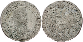 Leopold I., 15 Kreuzer 1661, Vienna