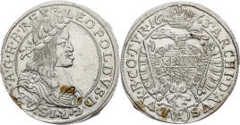 Leopold I., 15 Kreuzer 1663, Vienna
