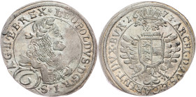 Leopold I., 6 Kreuzer 1673, St. Veit