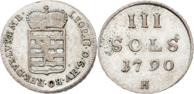 Leopold II., 3 Sols 1790, H