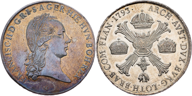 Franz I. (II.), 1 Thaler 1793, M, Milan Franz I. (II.), 1 Thaler 1793, M, Milan,...