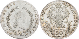 Franz I. (II.), 20 Kreuzer 1794, F, Hall
