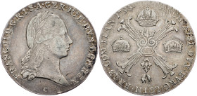 Franz I. (II.), 1 Thaler 1795, C, Prague