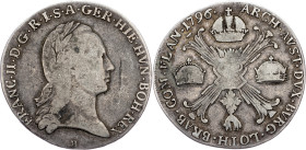 Franz I. (II.), 1 Thaler 1796, H, Günzburg
