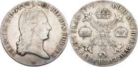 Franz I. (II.), 1 Thaler 1796, M, Milan