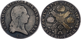Franz I. (II.), 1/2 Thaler 1797, C, Prague