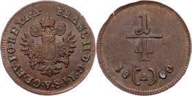 Franz I. (II.), 1/4 Kreuzer 1800, A, Vienna